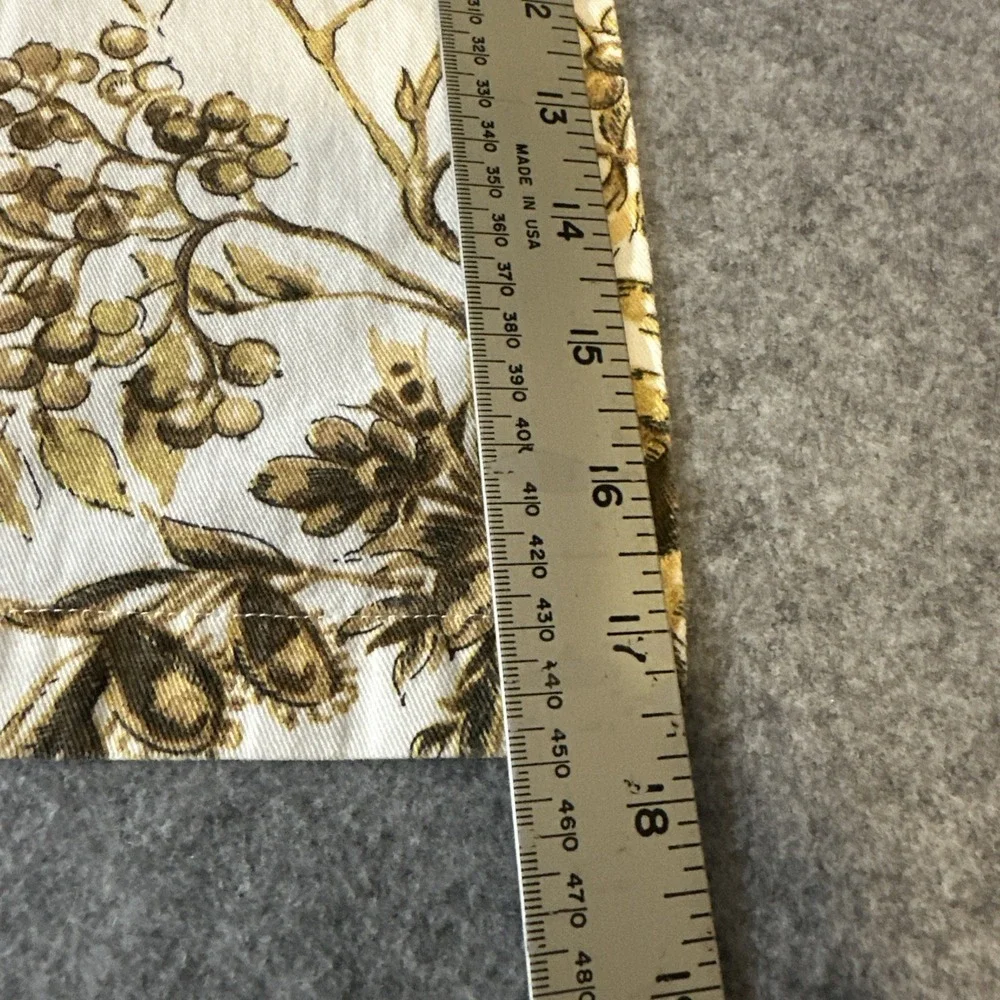 7 Williams Sonoma‎ Turkey Cloth Napkins Thanksgiving Fall Cotton